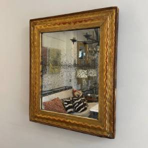 Giltwood Ripple Mirror